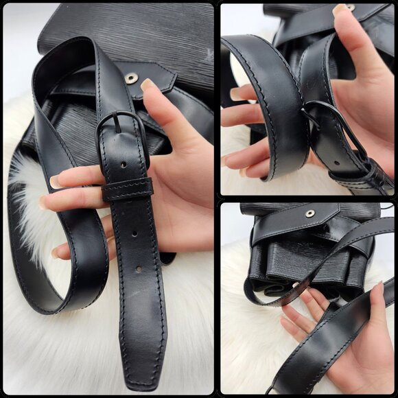 Louis Vuitton Black Epi Leather Sac - Picture 16 of 17